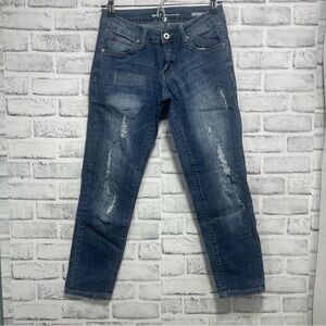 Special A Jeans Low Rise Boyfriend Crop Skinny Jeans  26
